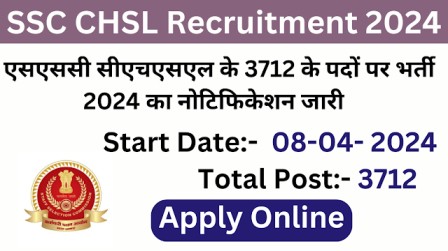 SSC CHSL Recruitment 2024