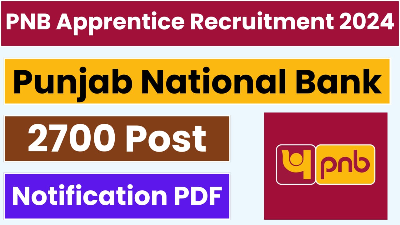 Punjab National Bank Apprentice Recruitment