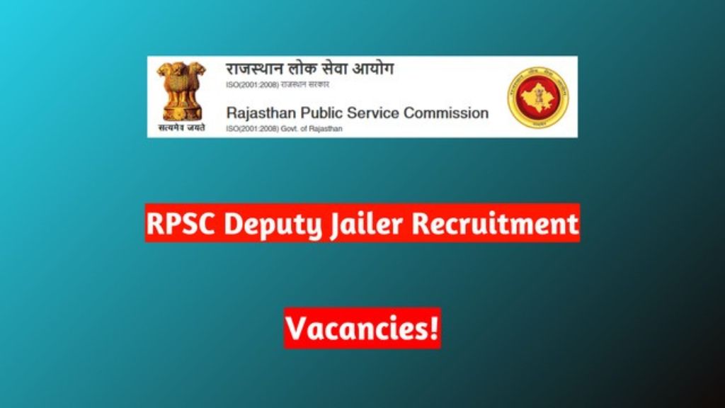 Rajasthan Deputy Jailer Recruitment 2024