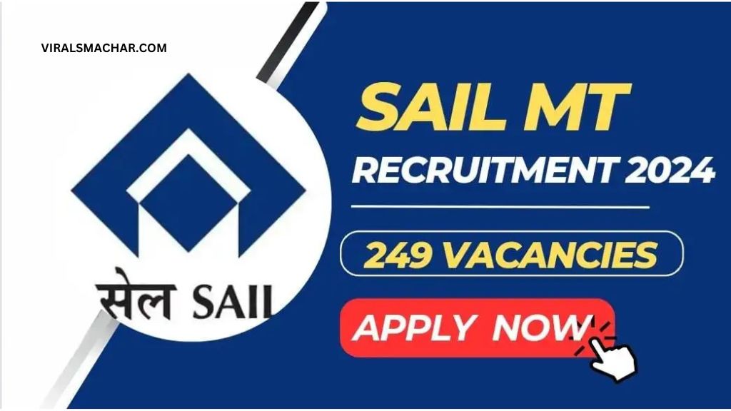 Sail Management Trainee Recruitment 2024