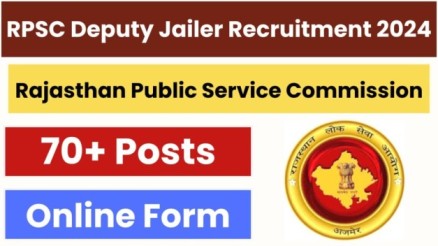 Rajasthan Deputy Jailer Recruitment 2024